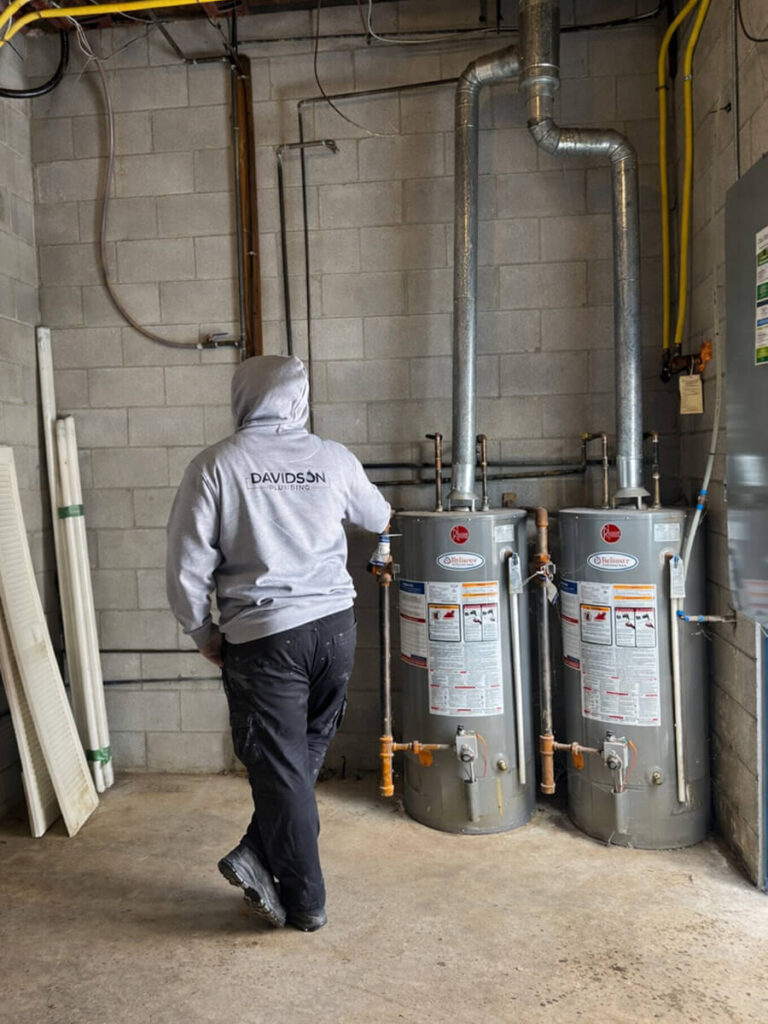 plumbing work davidson plumbing